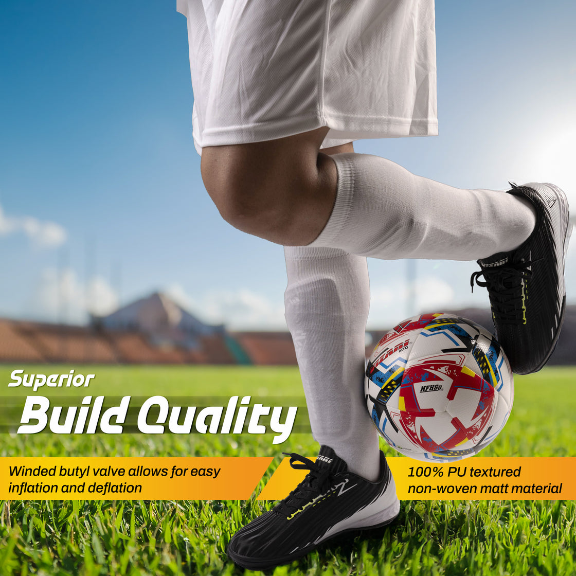 ALTO Match NFHS Soccer Ball - White - Vizari Sports