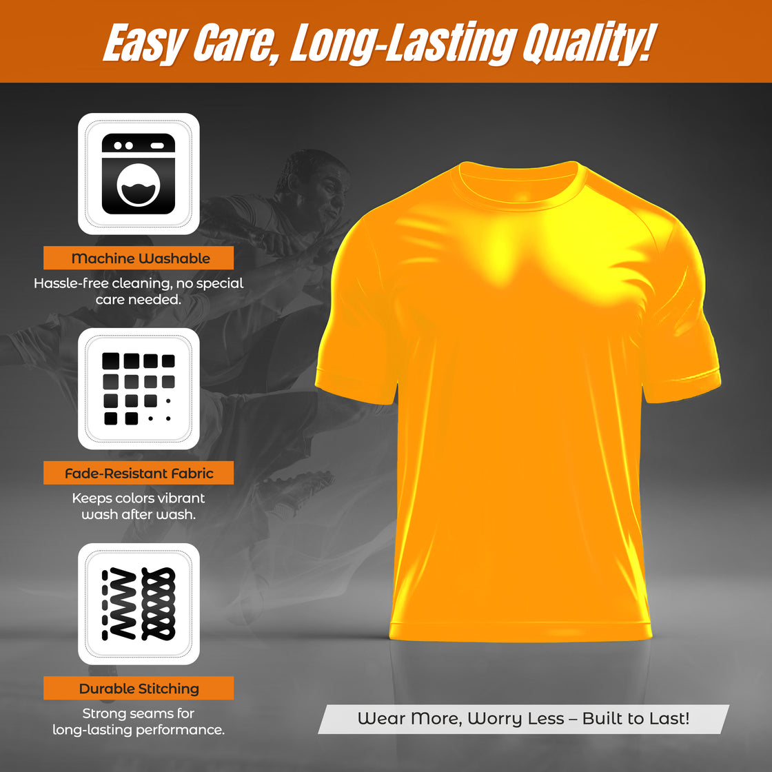 Performance T-Shirt Neon-Yellow - Vizari Sports