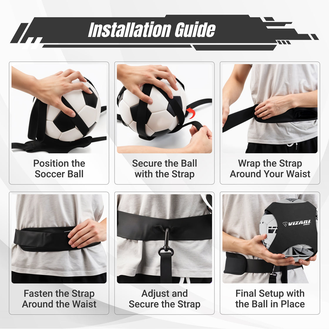 Soccer Trainer - Black - Vizari Sports