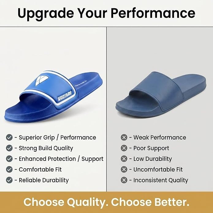Vizari Adult Soccer Slide Sandals Blue
