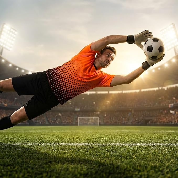 Vizari Ventura Short Sleeve Goalkeeping Jersey – Orange/Black