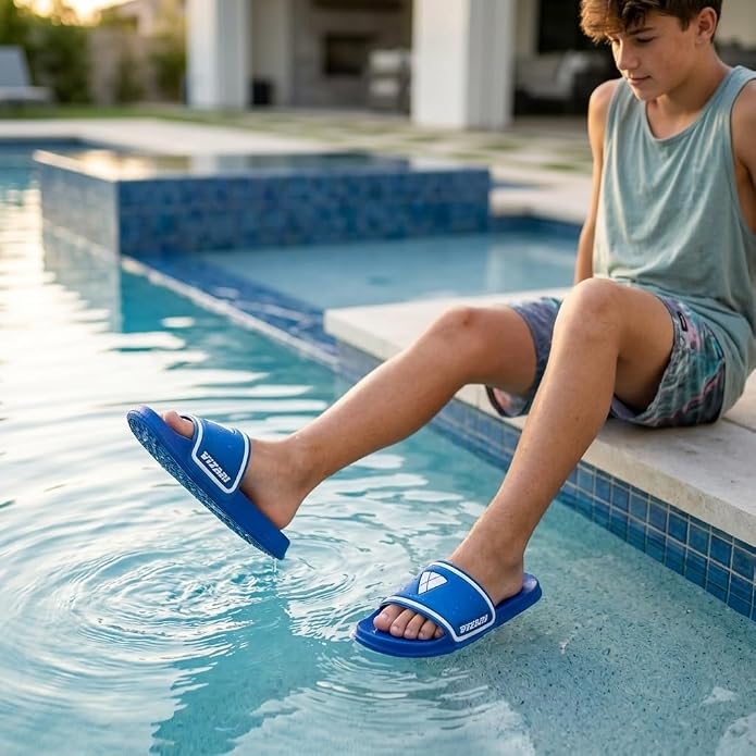 Vizari Adult Soccer Slide Sandals Blue