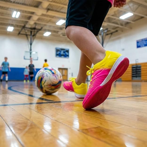 Vizari Liga Indoor Soccer Shoes – Pink