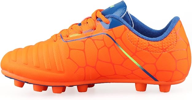 Vizari Catalina JR Firm-Ground Soccer Shoes – Orange/Royal/Lime