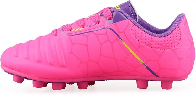 Vizari Catalina Junior Firm Ground Soccer Cleats – Pink/Purple/Yellow