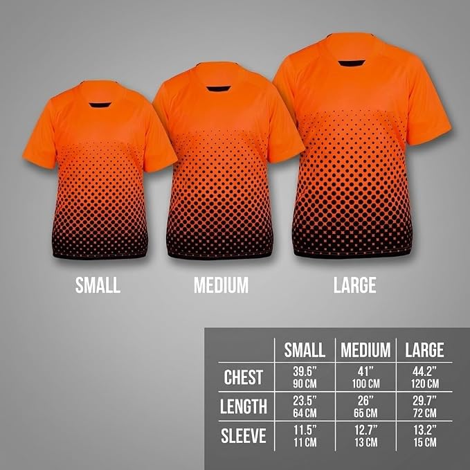Vizari Ventura Short Sleeve Goalkeeping Jersey – Orange/Black