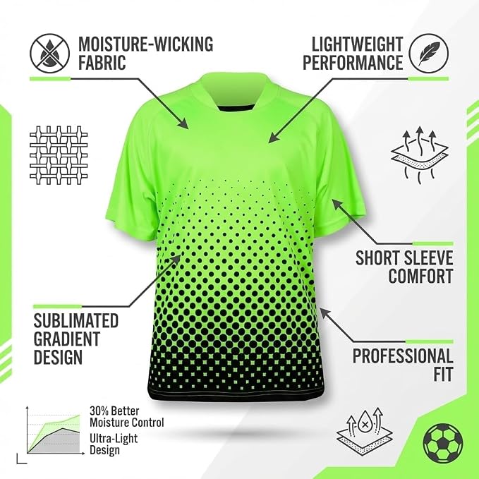Vizari Ventura Short Sleeve Goalkeeping Jersey – Green/Black