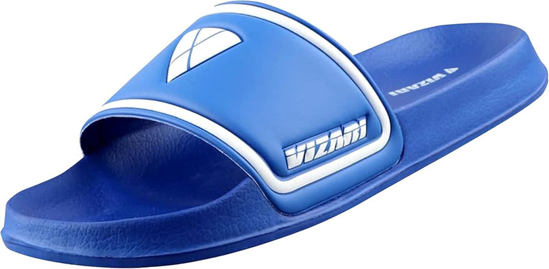 Youth Soccer Slide Sandals-Blue - Vizari Sports