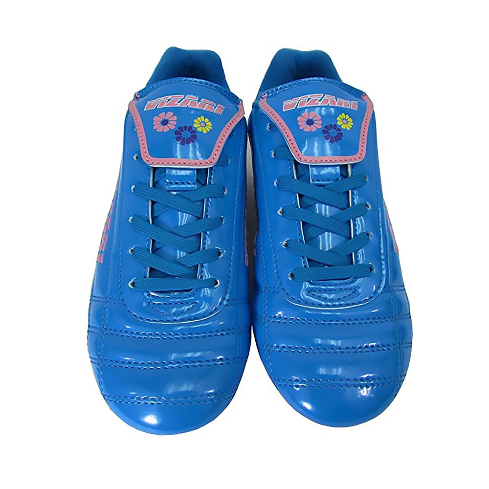 Blossom Firm Ground Soccer Shoes-Blue/Pink