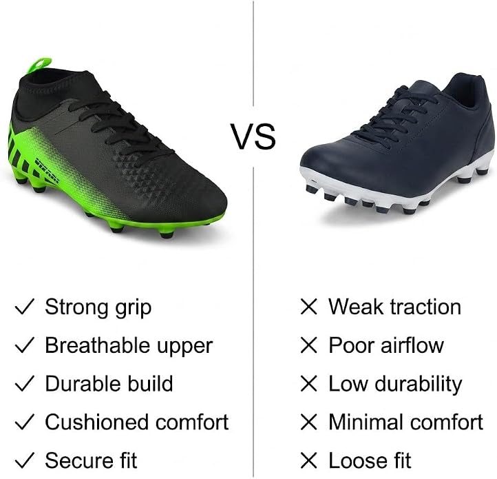 Vizari Santos Junior Firm Ground Mid Cut Soccer Shoes