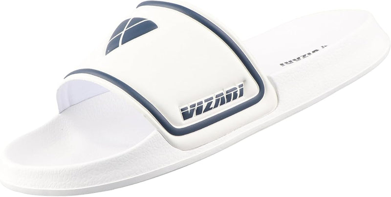 Youth Soccer Slide Sandals - White - Vizari Sports