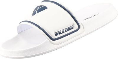 Adult Soccer Slide Sandals - White - Vizari Sports