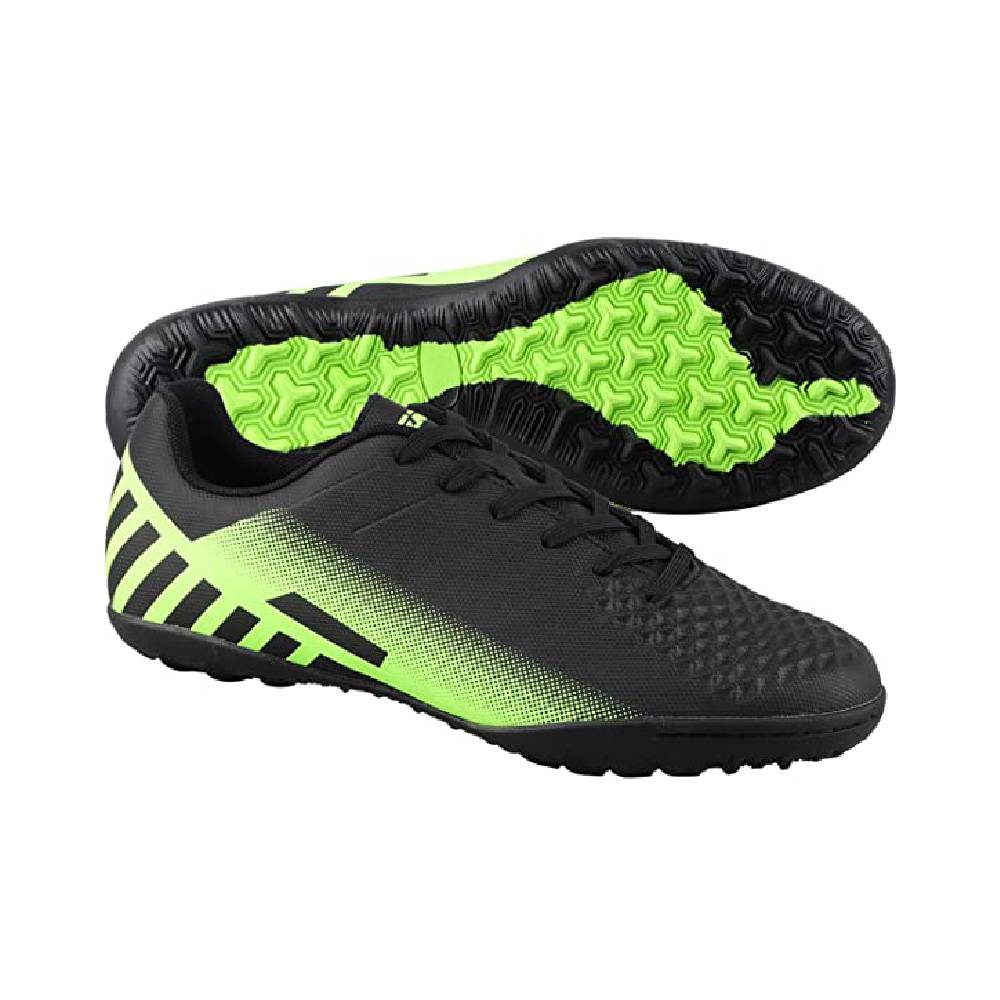 Santos Turf Soccer Shoes-Black/Green