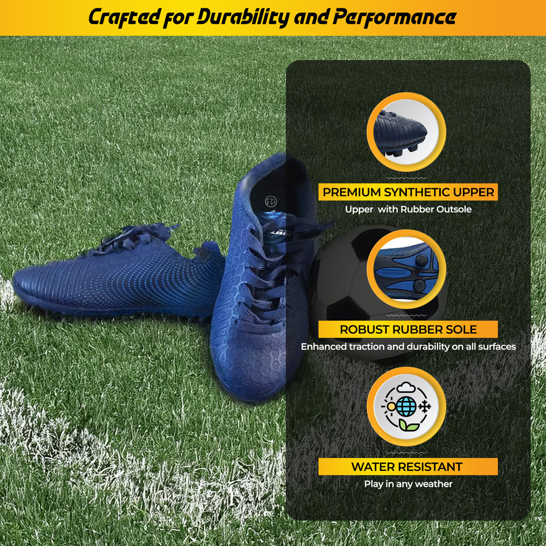 Stealth Firm Ground Soccer Shoes -Navy - Vizari Sports