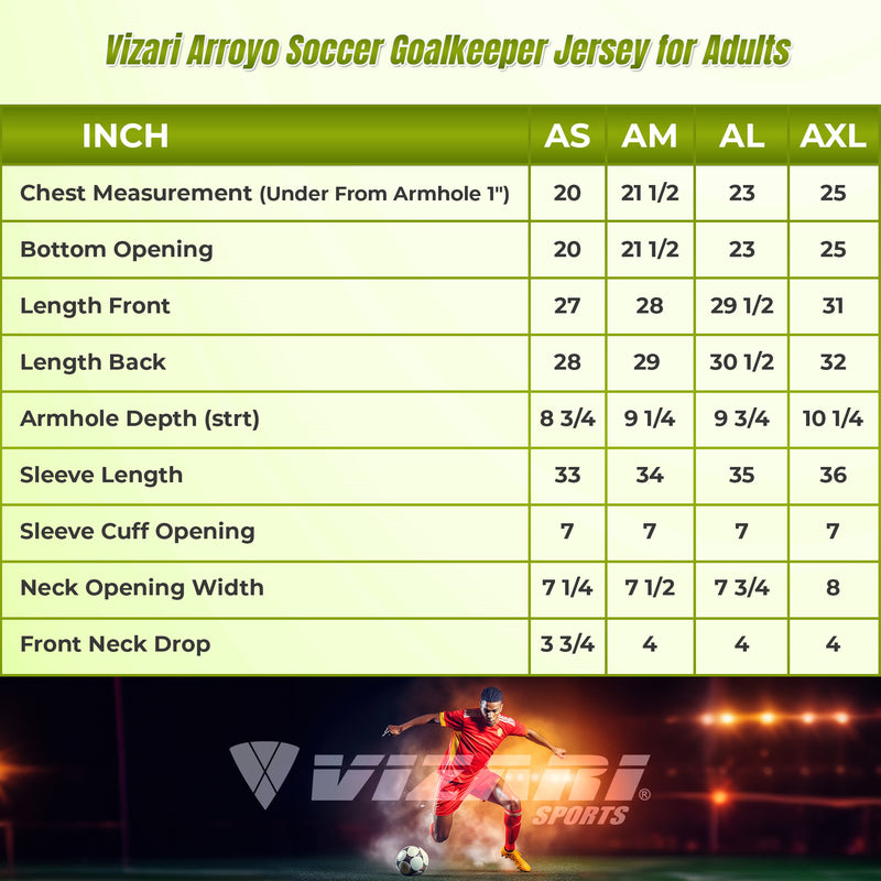 Arroyo Goalkeeper Jersey - Grey/Yellow - Vizari Sports
