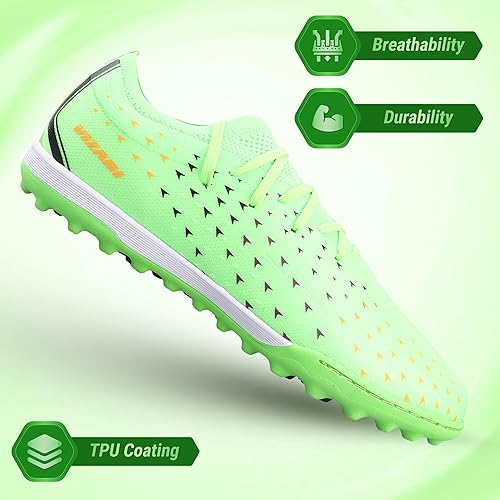 Tioga Adult Turf Soccer Cleats - Lime - Vizari Sports