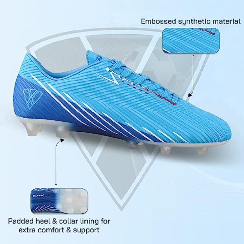 Tesoro Firm Ground Soccer Shoes -Sky/Navy - Vizari Sports