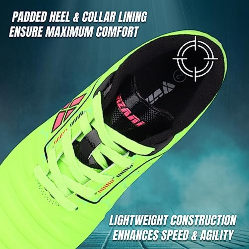 Catalina JR. Firm Ground Soccer Shoes-Green/Black/Fuschia - Vizari Sports