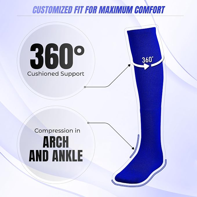 Vizari League Soccer Sock - Royal