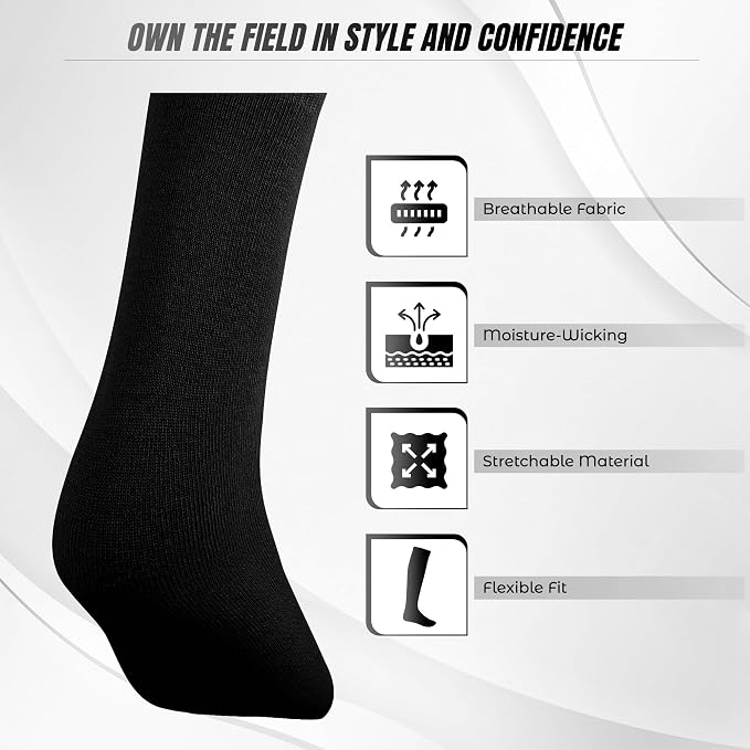 Vizari League Soccer Sock - Black
