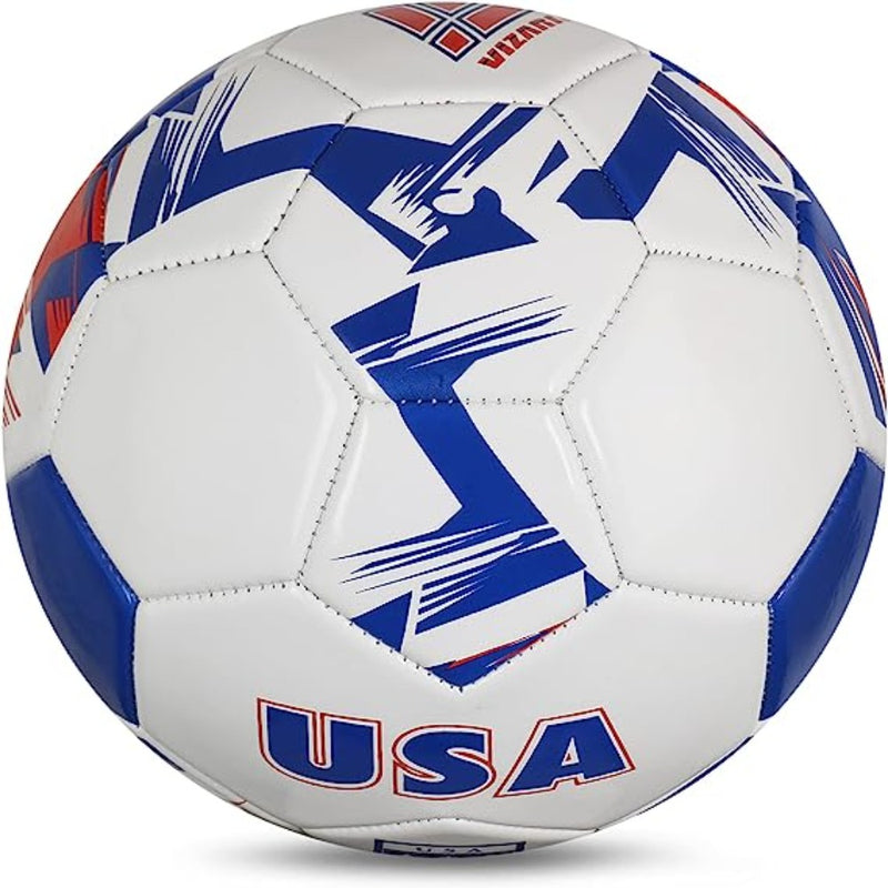 National Team Soccer Balls / Country Ball - USA White - Vizari Sports
