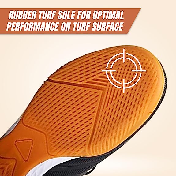 Valencia Indoor Soccer Shoes -Black/White - Vizari Sports