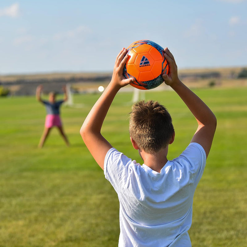 Toledo Soccer Ball-Orange/Blue - Vizari Sports