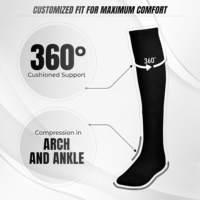 Vizari League Soccer Sock - Black
