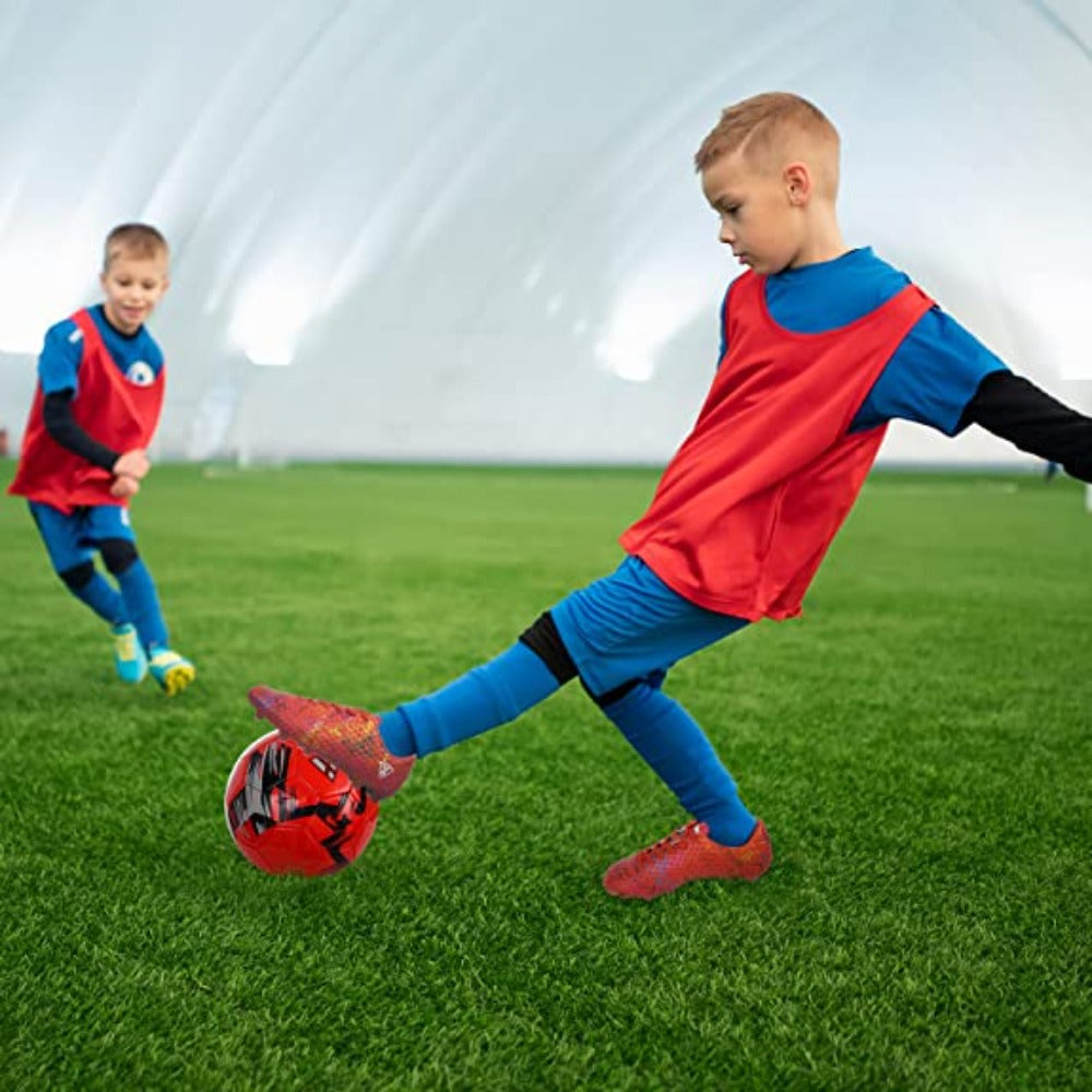 Zodiac Junior Firm Ground Soccer Cleats - Red