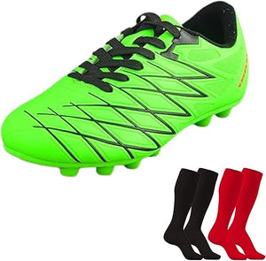 Vizari Boca Fg Youth Soccer Shoes with Two Pair of Socks