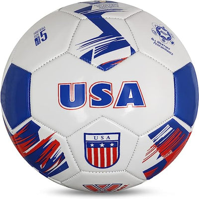 National Team Soccer Balls / Country Ball - USA White - Vizari Sports