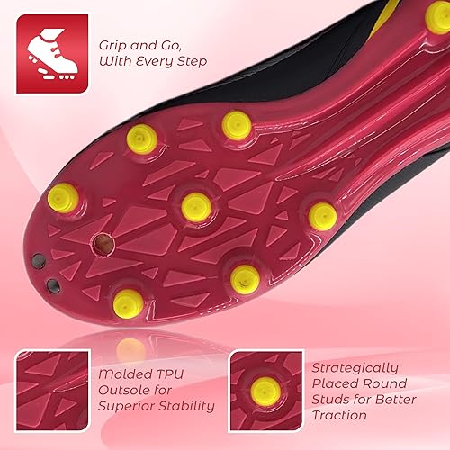 Vizari Bodega Fg Youth Soccer Shoes with Two Pair of Socks