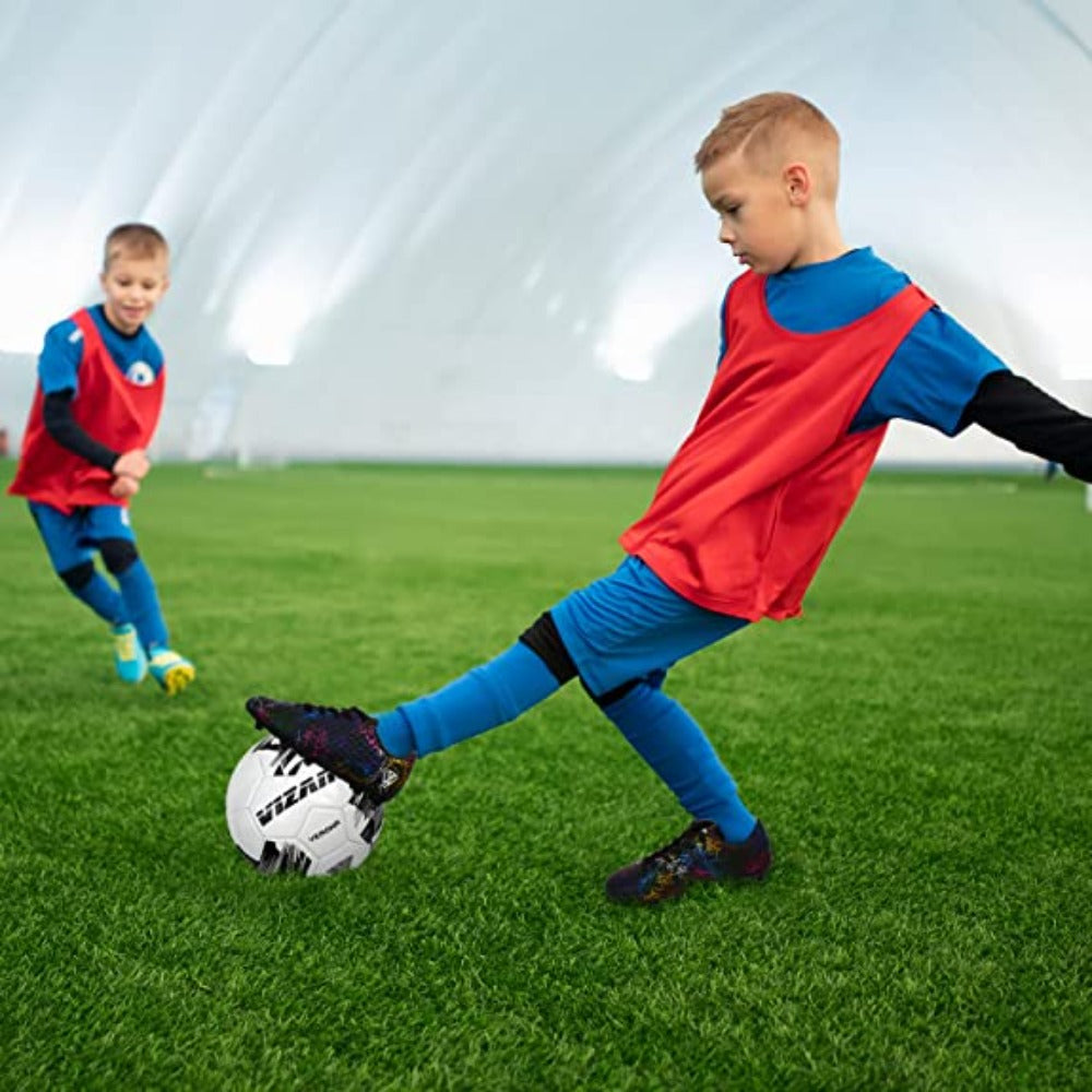 Zodiac Junior Firm Ground Soccer Cleats - Black