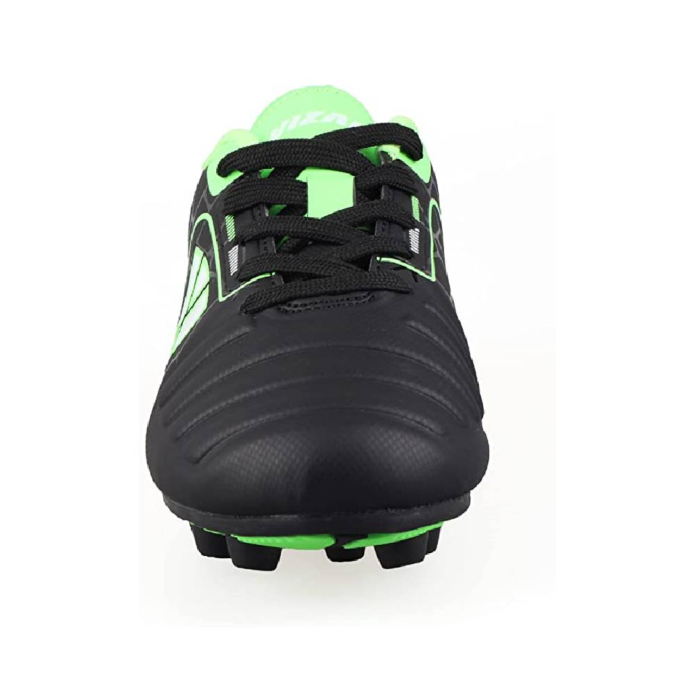 Catalina Junior Firm Ground Soccer Shoes-Black/Green/White