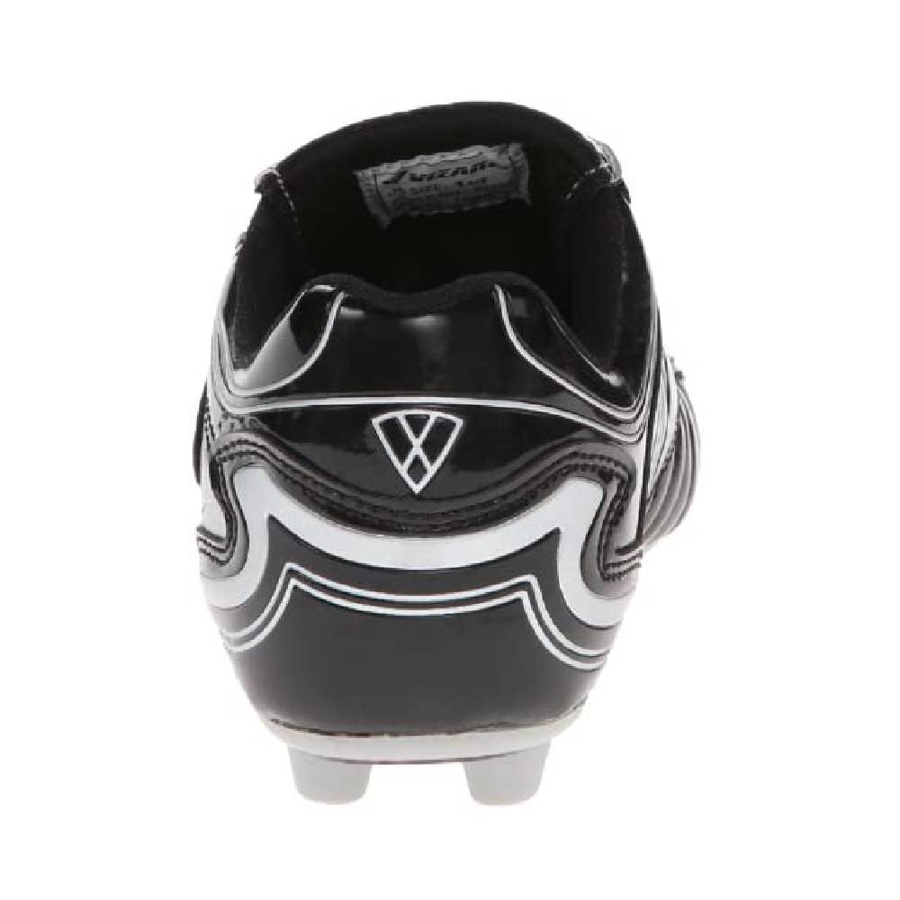 Youth Striker Firm Ground Soccer Shoes -Black/Silver - Vizari Sports