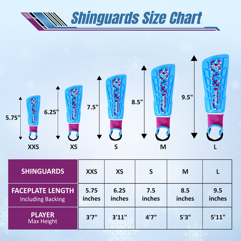 Frost Soccer Shin Guard-Blue/Maroon - Vizari Sports