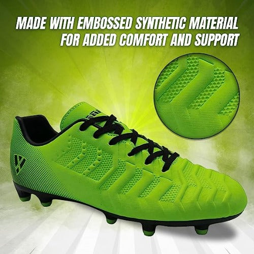 Laguna JR. Firm Ground Soccer Shoes -Lime Green/Black - Vizari Sports