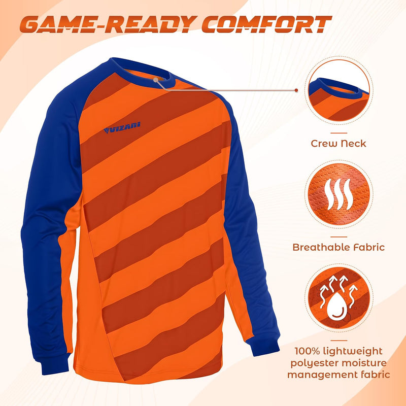 Vizari Padova Goalkeeping Jersey – Orange/Royal