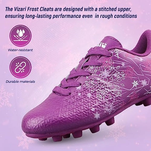 Frost 3 Firm Ground Soccer Shoes-Purple - Vizari Sports