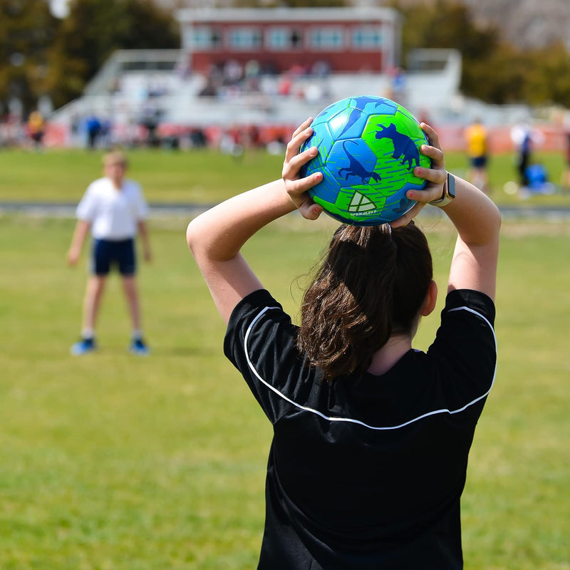Vizari Dino Soccer Ball – Green/Blue