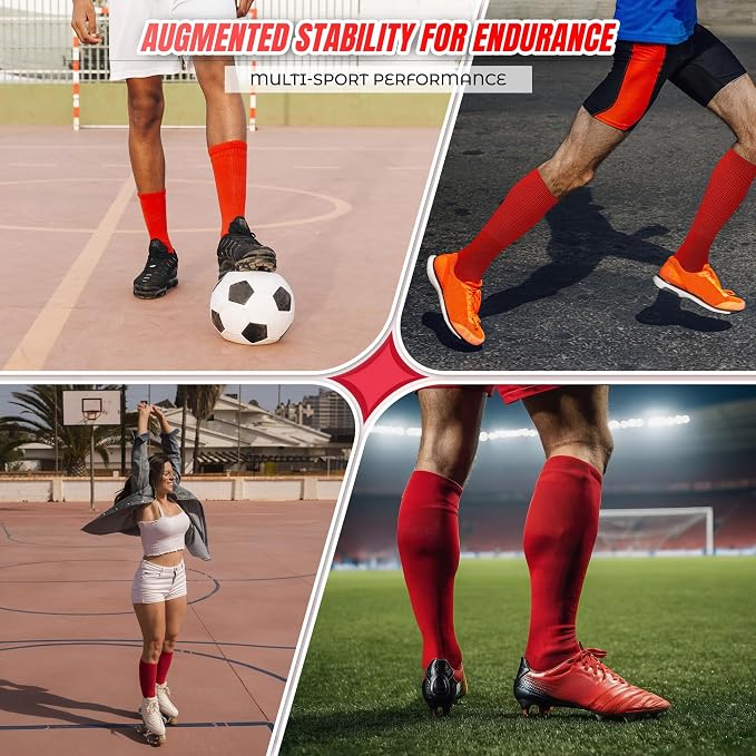 Vizari League Soccer Sock - Red
