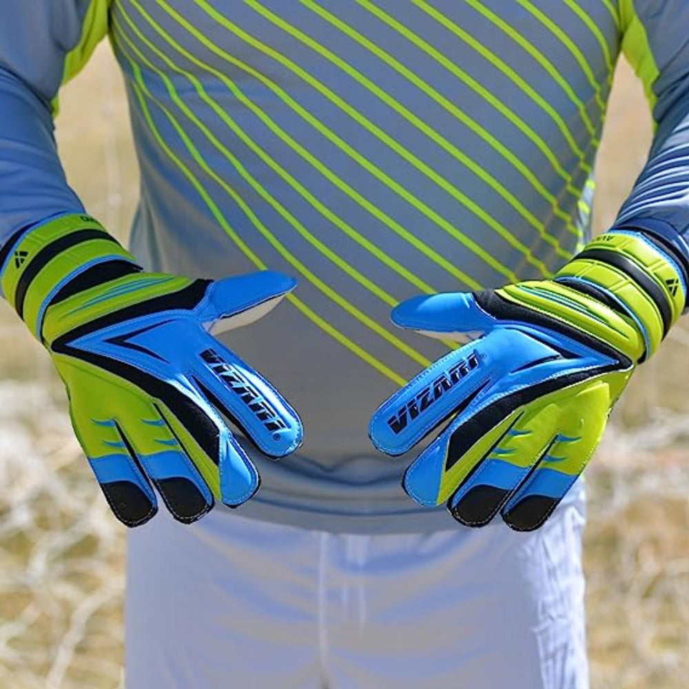Avio F.P. Goalkeeping Glove-Blue/Green - Vizari Sports