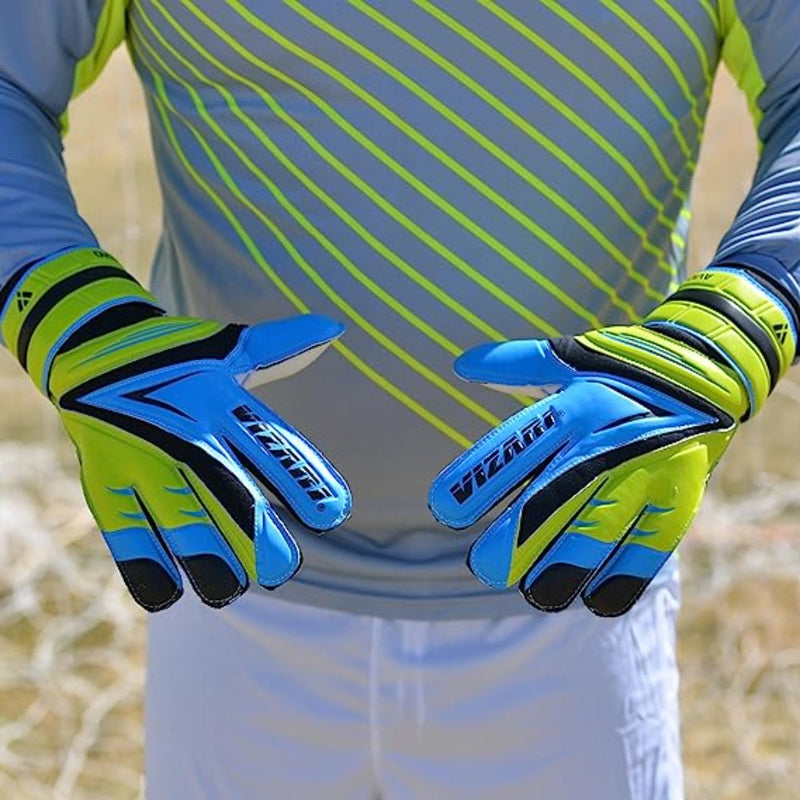 Avio F.P. Goalkeeping Glove-Blue/Green - Vizari Sports