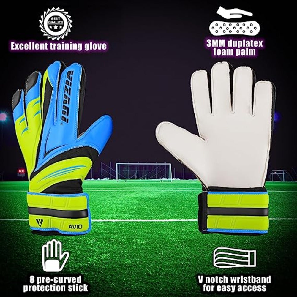 Avio F.P. Goalkeeping Glove-Blue/Green - Vizari Sports
