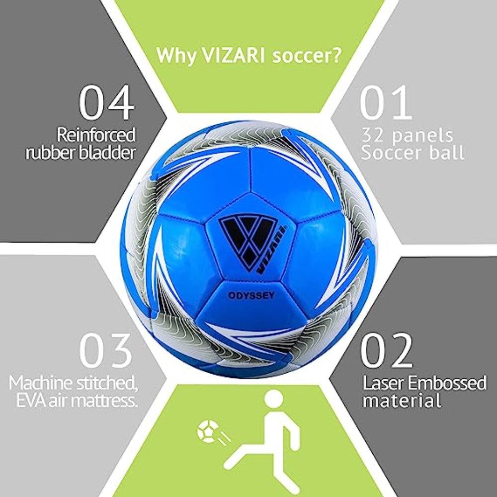Sport Usa Odyssey Soccer Ball-Blue