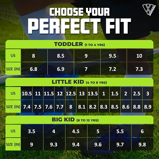 Vizari Zodiac Junior Kids Firm Ground (FG) Soccer Cleats -Red, Youth Sizes 8C