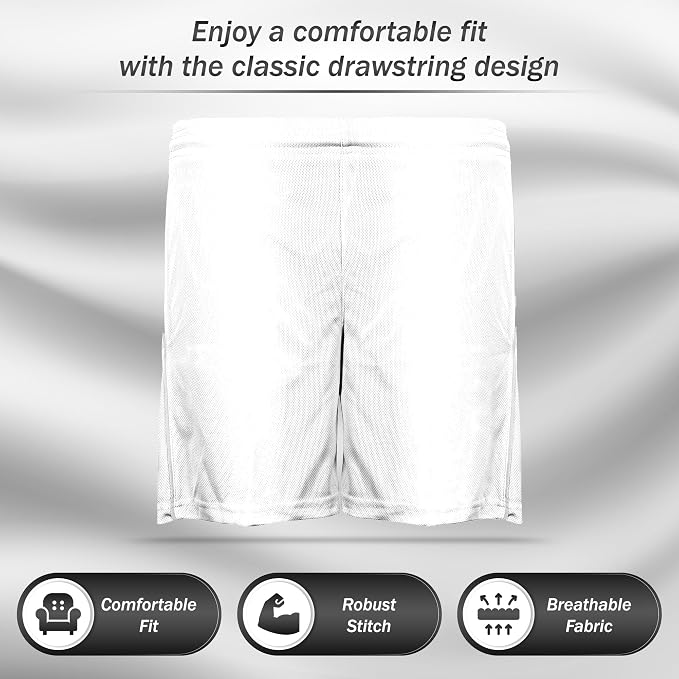 Vizari Dynamo Soccer Shorts - White