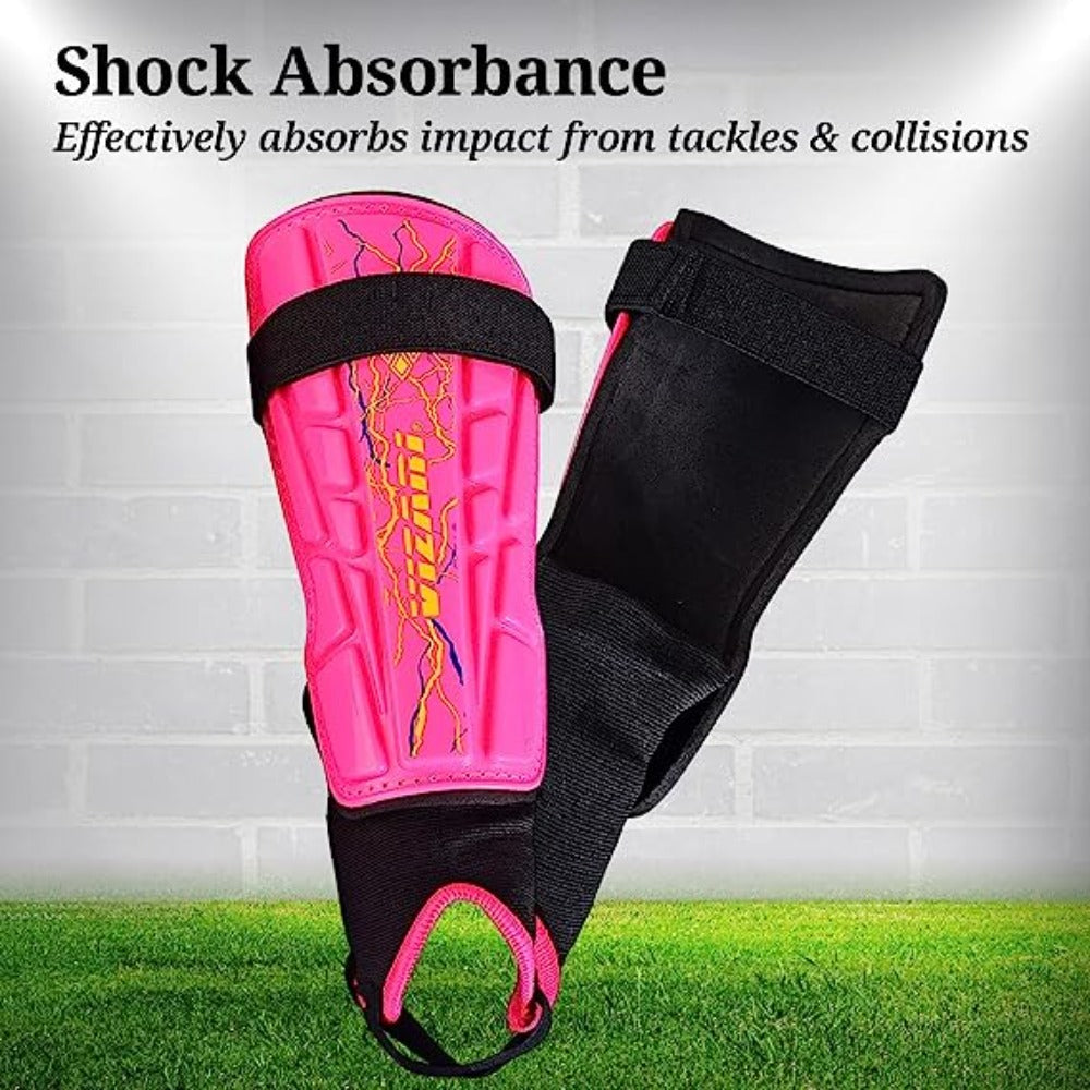 Zodiac Soccer Shin Guard with Detachable Ankle Protection-Pink - Vizari Sports
