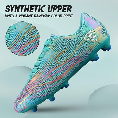 Ladera Firm Ground Soccer Shoes-Aqua - Vizari Sports