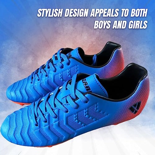 Laguna JR. Firm Ground Soccer Shoes -Royal Blue/Orange - Vizari Sports